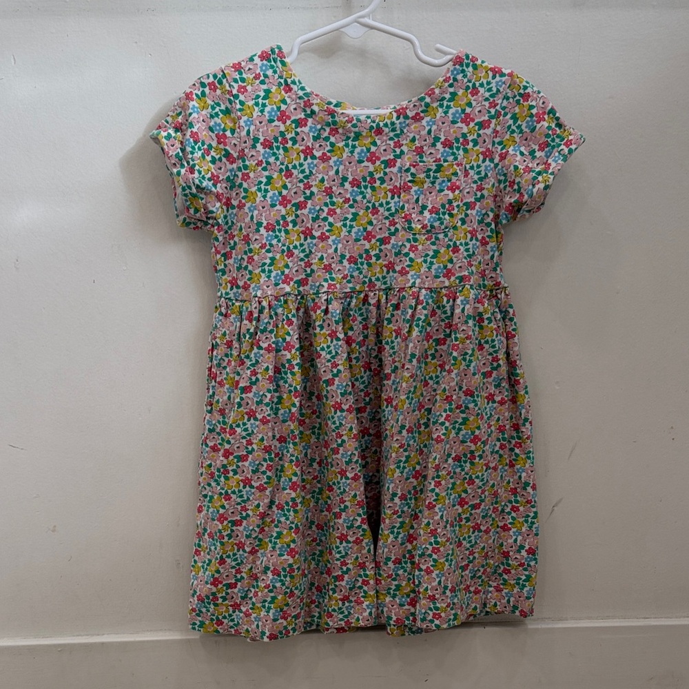 Mini Boden Multicolor Floral Kids Dress
